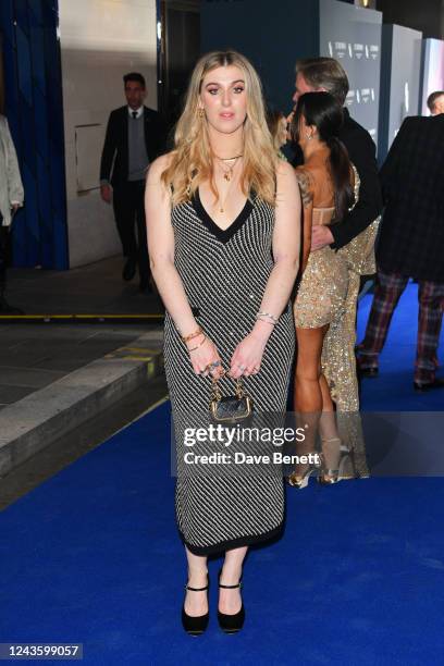 Honor Swinton Byrne attends the BFI Luminous Fundraising Gala at The Londoner Hotel on September 29, 2022 in London, England.