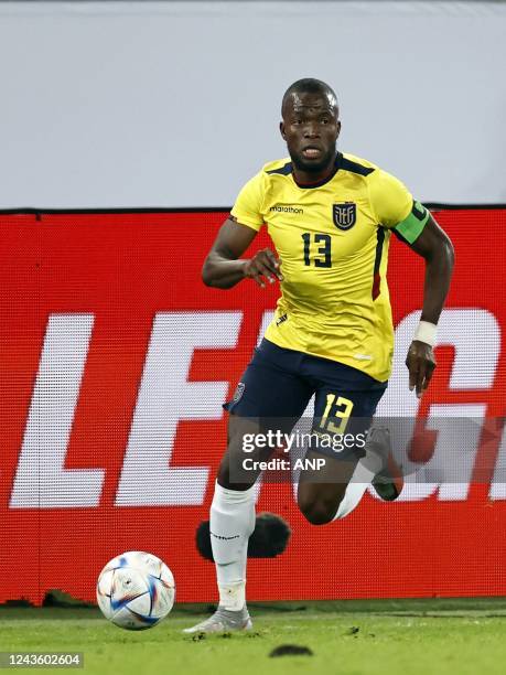 Enner Valencia of Ecuador during the international friendly match between Japan and Ecuador at the Dusseldorf Arena on September 27, 2022 in...