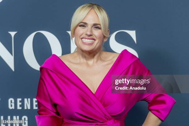 September 29: Actress Rebel Wilson attends the BFI London Film Festival Luminous Gala in London, United Kingdom on September 29, 2022.