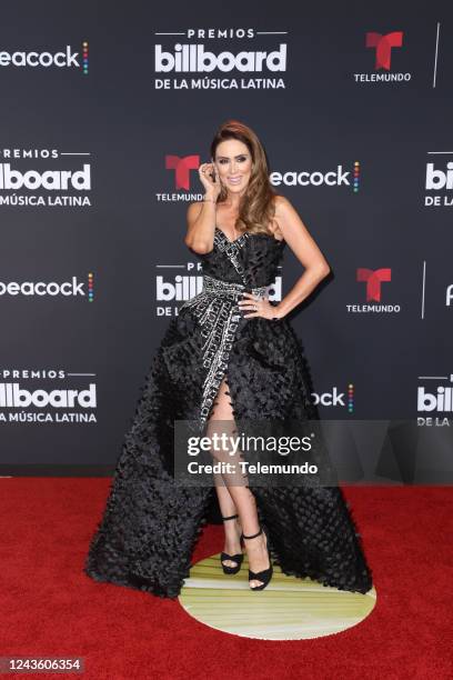 Red Carpet -- Pictured: Jacky Bracamontes on the red carpet at the Watsco Center in Coral Gables, FL on September 29, 2022 --