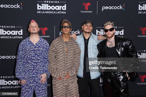 Red Carpet -- Pictured: Piso 21 on the red carpet at the Watsco Center in Coral Gables, FL on September 29, 2022 --