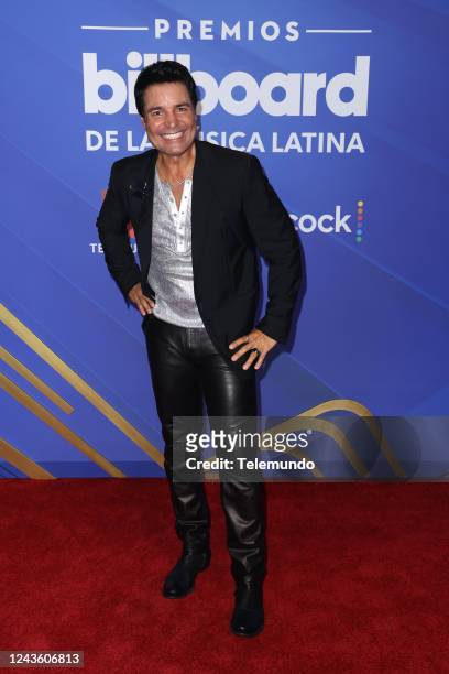 Backstage -- Pictured: Chayanne backstage at the Watsco Center in Coral Gables, FL on September 29, 2022 --