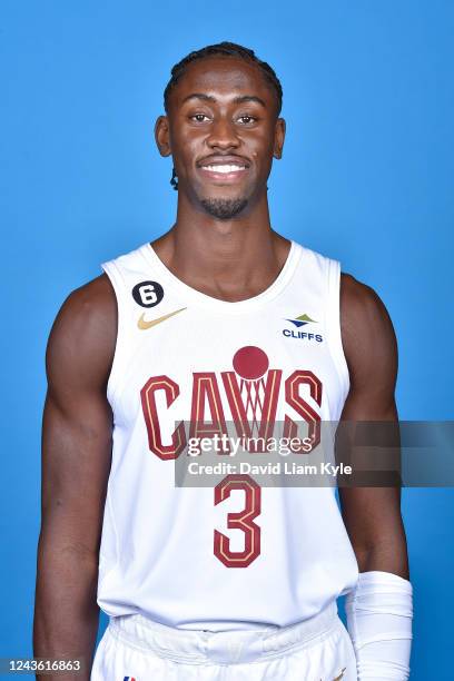 Caris LeVert of the Cleveland Cavaliers poses for a head shot during NBA Media Day on September 26, 2022 in Cleveland, Ohio at the Rocket Mortgage...