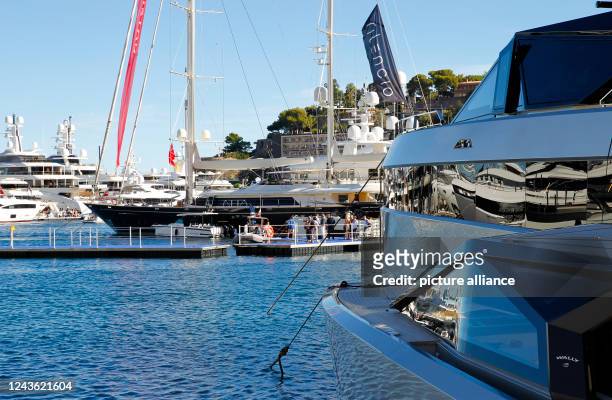 Monaco, Monte Carlo Monaco Yacht Show MYS with general Atmosphere. Yachts, Yachten, Ship, Ships, Superyacht, Superyachts, Sea, Meer, Mare. Mandoga...