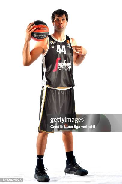 Milos Teodosic, #44 poses during the Virtus Segafredo Bologna Turkish Airlines EuroLeague Media Day 2022/2023 at Virtus Arena on September 25, 2022...