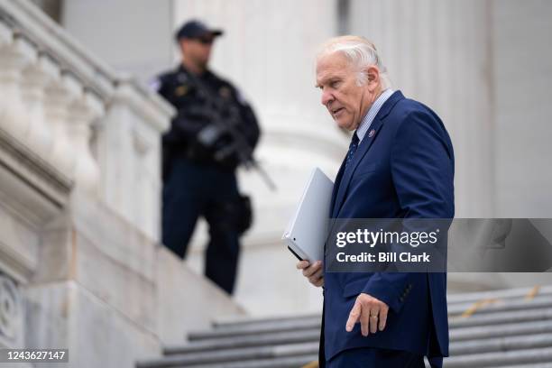 Rep. Steve Chabot, R-Ohio, walks down the House steps after a vote in the Capitol on Friday, September 30, 2022.