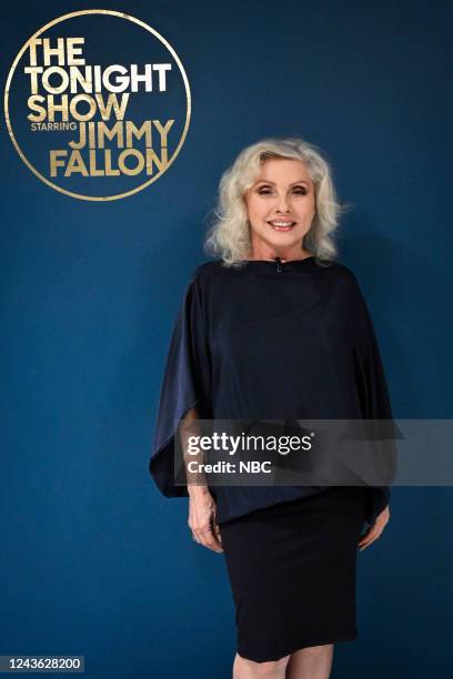 Episode 1721 -- Pictured: Singer-songwriter Debbie Harry poses backstage on Friday, September 30, 2022 --