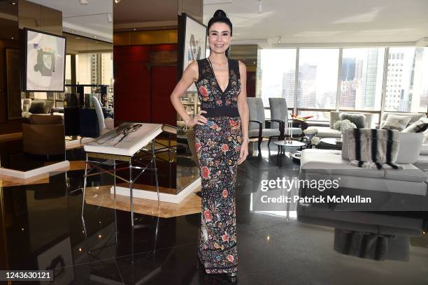 Afsaneh Akhtari attends Afsaneh Akhtari Hosts Luncheon For YAGP on September 30, 2022 at a private residence in New York, New York.