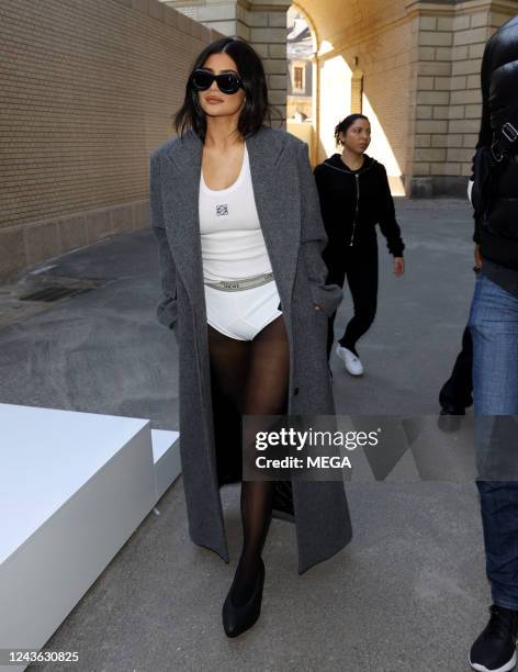 Kylie Jenner is seen on September 30, 2022 in Paris, France.