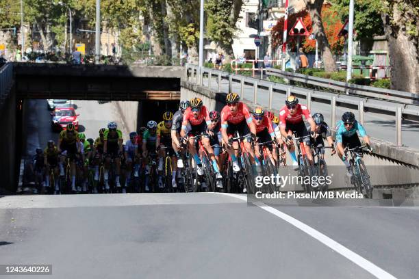 Jonathan Milan of Italy and Team Bahrain Victorious during the 7th CRO race 2022 - stage 5 from Opatija to Labin on October 1, 2022 in Opatija,...