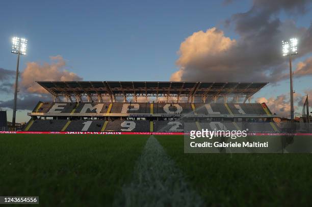 General view during the Serie A match between Empoli FC and AC MIlan at Stadio Carlo Castellani on October 1, 2022 in Empoli, Italy.