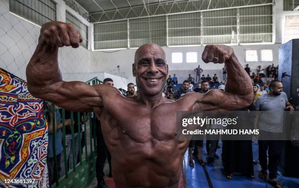 Gaza Bodybuilder Bodybuilding Championship In Gaza Photos and Premium High Res Pictures ...