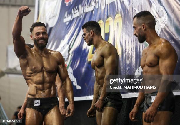 Gaza Bodybuilder 169 Bodybuilding Championship In Gaza Stock Photos, High-Res Pictures ...