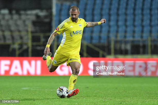 Gabriel Tamas in action during Romania Superliga1: CFR Cluj - Petrolul Ploiesti, disputed in Medias, Romania, 01 October 2022