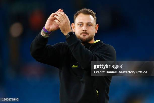 Leeds United assistant manager Rene Maric during the Premier League match between Leeds United and Aston Villa at Elland Road on October 2, 2022 in...