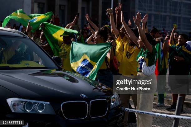 Thousands of Brazilians move to vote for the new President of Brazil, on October 2 at Faculty of Law in Lisbon, Portugal. Brazilians living in...