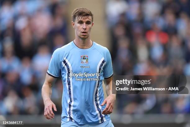 Ben Sheaf of Coventry City during the Sky Bet Championship between Coventry City and Middlesbrough at The Coventry Building Society Arena on October...
