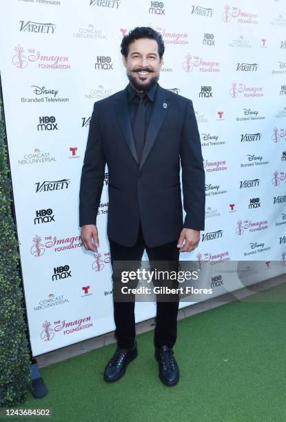 Jon Huertas at the 37th Annual Imagen Awards held at LA Plaza de Cultura y Artes on October 2, 2022 in Los Angeles, California.