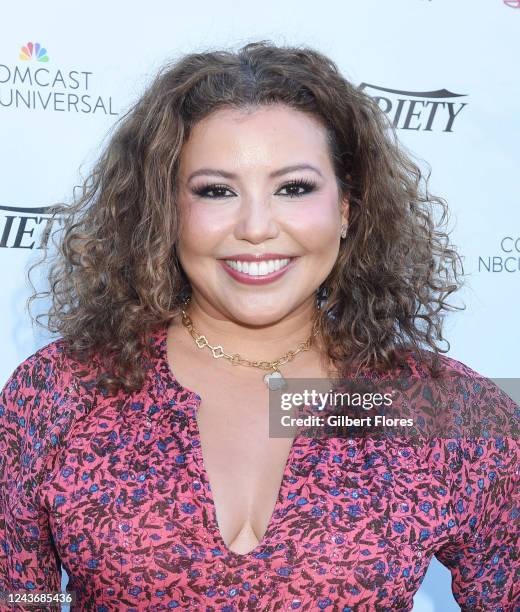 Justina Machado at the 37th Annual Imagen Awards held at LA Plaza de Cultura y Artes on October 2, 2022 in Los Angeles, California.