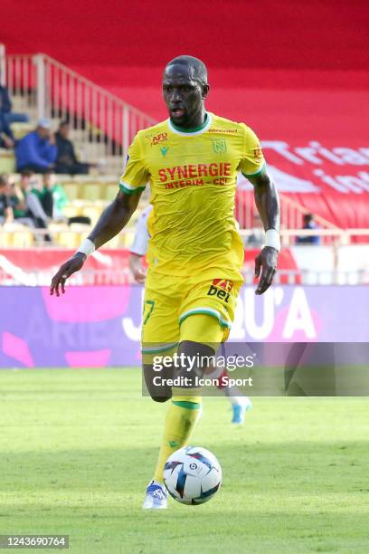 Moussa SISSOKO during the Ligue 1 Uber Eats match between AS Monaco and FC Nantes at Stade Louis II on October 2, 2022 in Monaco, Monaco. - Photo by...