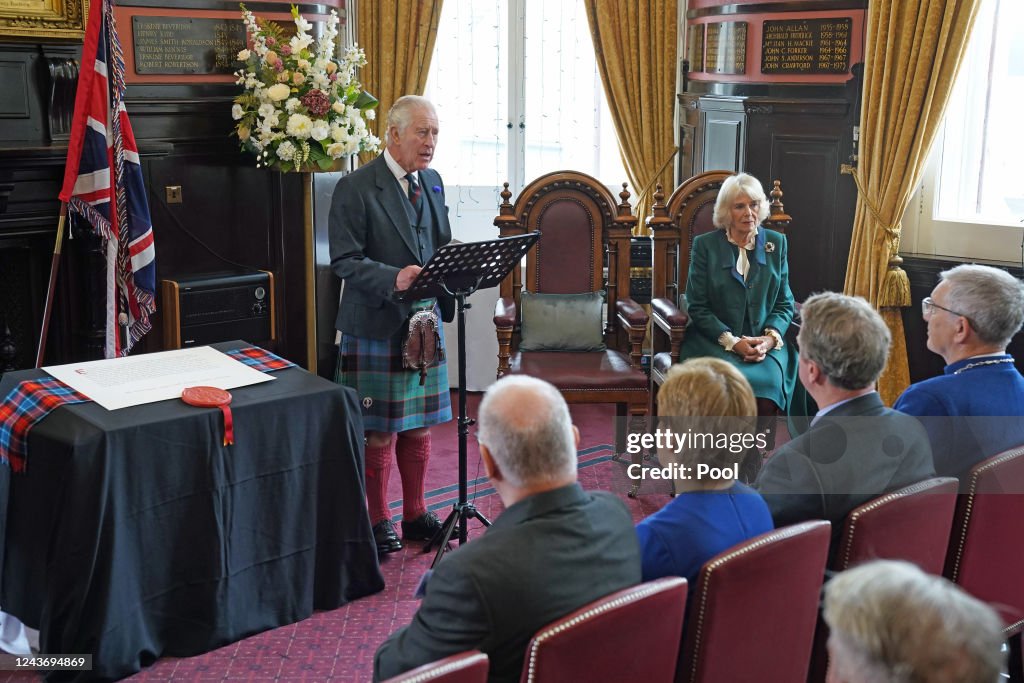 The King And Queen Consort Visit Scotland
