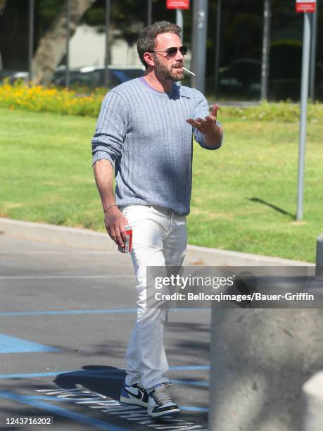 Ben Affleck is seen on October 03, 2022 in Los Angeles, California.