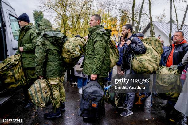 More than 200,000 people have reported to service under partial mobilization in Moscow, Russia on October 04, 2022. Speaking at a Defense Ministry...