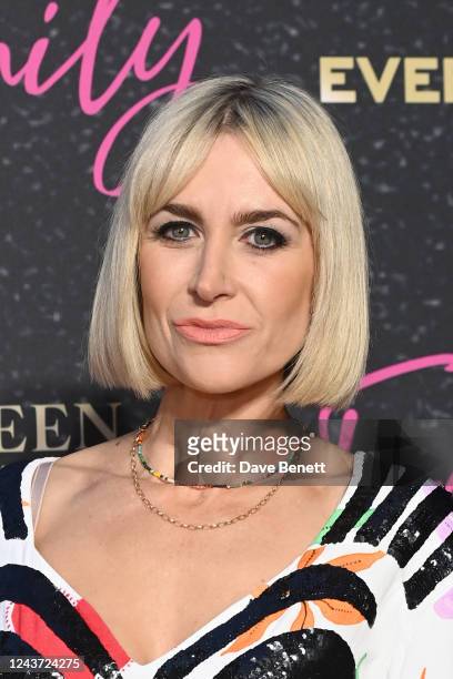 Katherine Kelly attends the UK Premiere of "Emily" at The Everyman Borough Yards on October 4, 2022 in London, England.