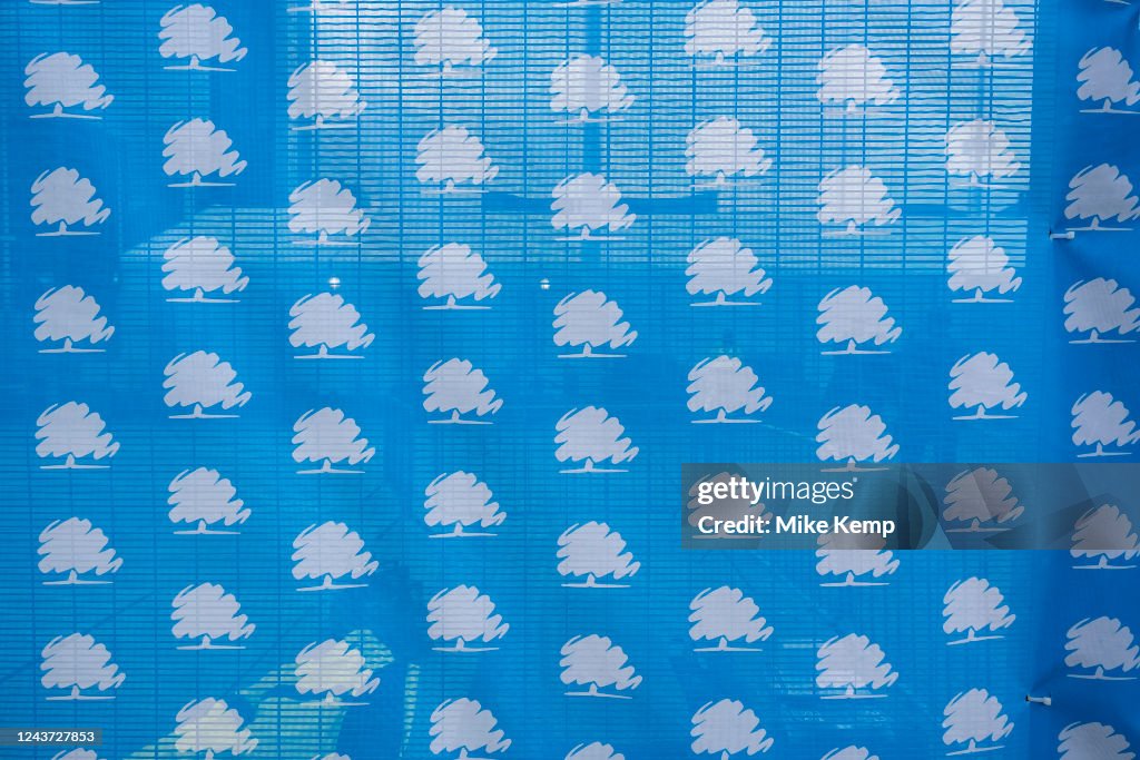 Tory Party Conference Hoarding In Birmingham