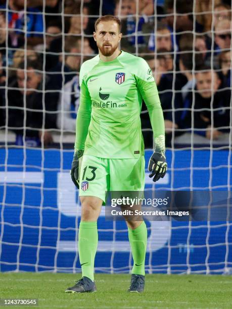 Jan Oblak of Atletico Madrid during the UEFA Champions League match between Club Brugge v Atletico Madrid at the Jan Breydel Stadium on October 4,...