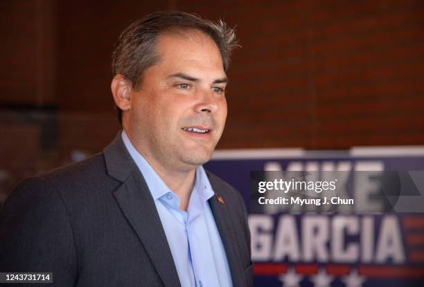 Republican Congressman Mike Garcia is running against Democrat Christy Smith for California Congressional District 27. Photographed on Tuesday, Oct....