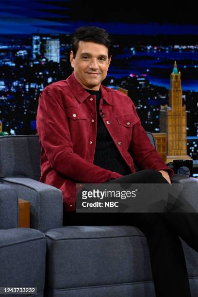 Episode 1723 -- Pictured: Actor Ralph Macchio during an interview on Tuesday, October 4, 2022 --