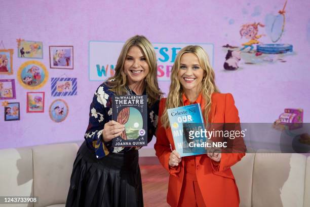 Jenna Bush Hager and Reese Witherspoon on Tuesday, October 4, 2022 --