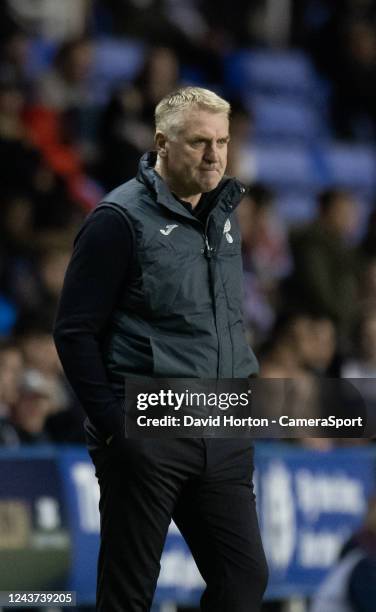 Norwich City manager Dean Smith during the Sky Bet Championship between Reading and Norwich City at Select Car Leasing Stadium on October 4, 2022 in...