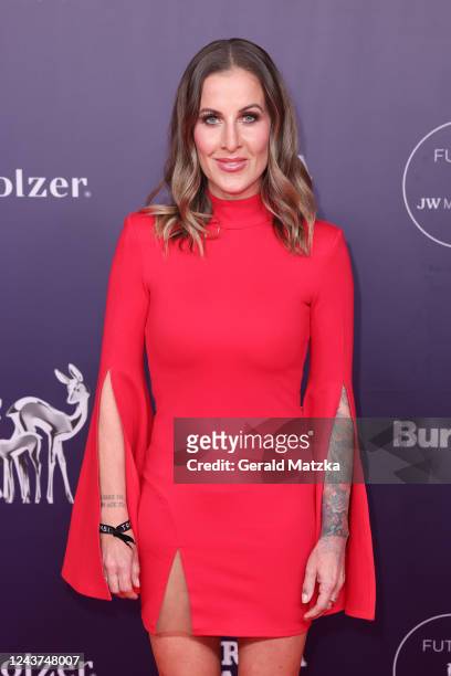 Charlotte Wuerdig attends the Tribute to Bambi 2022 at Hotel Berlin Central District on October 5, 2022 in Berlin, Germany.