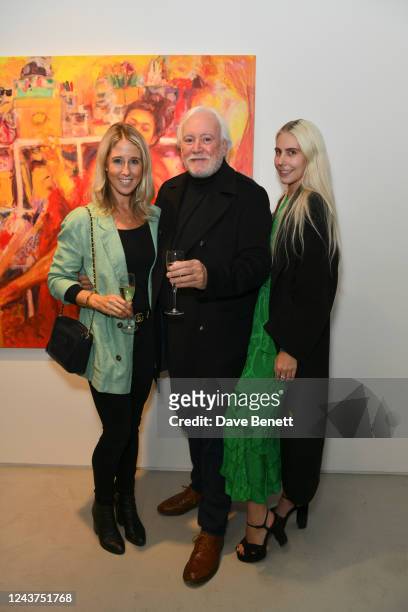 Fawn James, John James and India Rose James attend the opening of the new Soho Revue hosted by India Rose James and featuring a private view of...