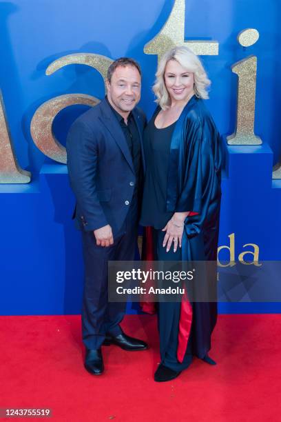 Actor Stephen Graham and wife Hannah Walters attend the World Premiere of Roald Dahlâs Matilda The Musical at the Royal Festival Hall during the 66th...