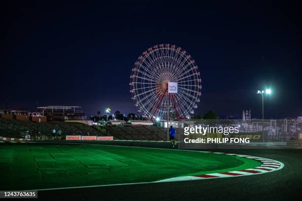 General view of Suzuka International Racing Course is pictured ahead of the Formula One Japanese Grand Prix, in Suzuka on October 6, 2022.
