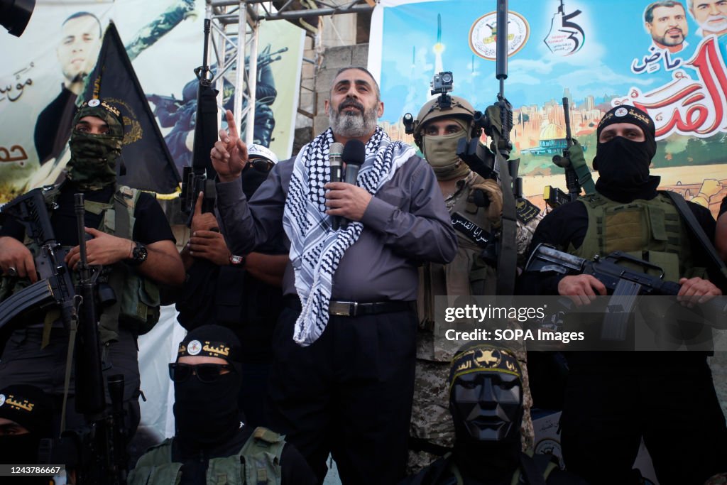 Palestinian gunmen from the Jenin battalion and the Islamic...