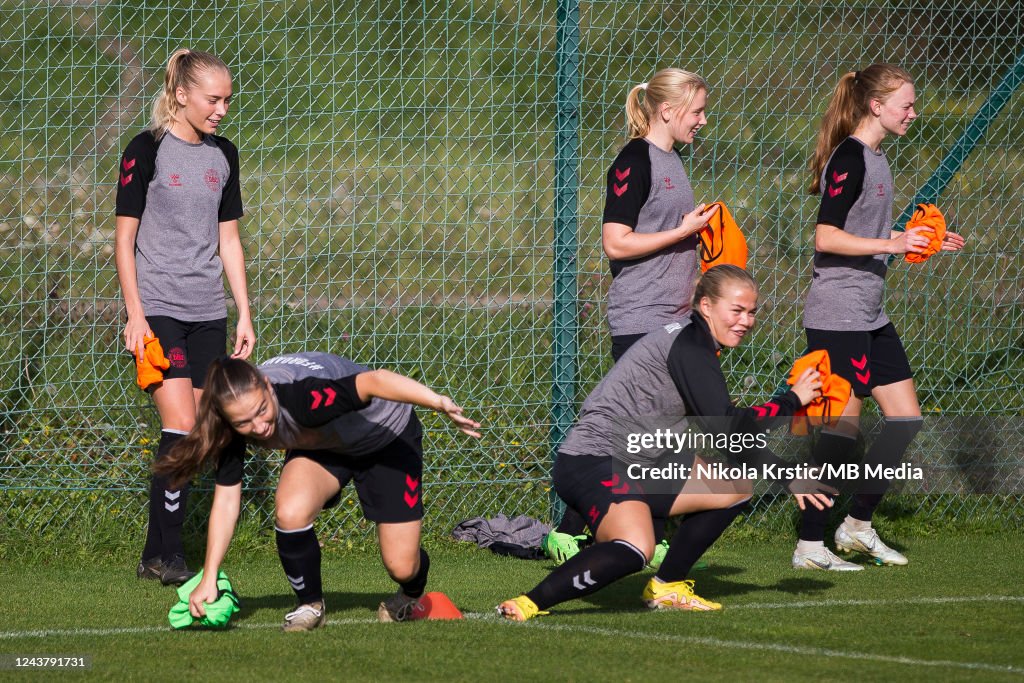 Denmark U19 Training Session