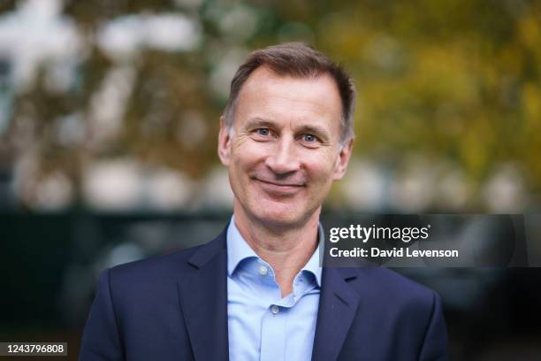 Jeremy Hunt MP, a British politician, serving as Chair of the Health and Social Care Select Committee since 2020, at the Cheltenham Literature...