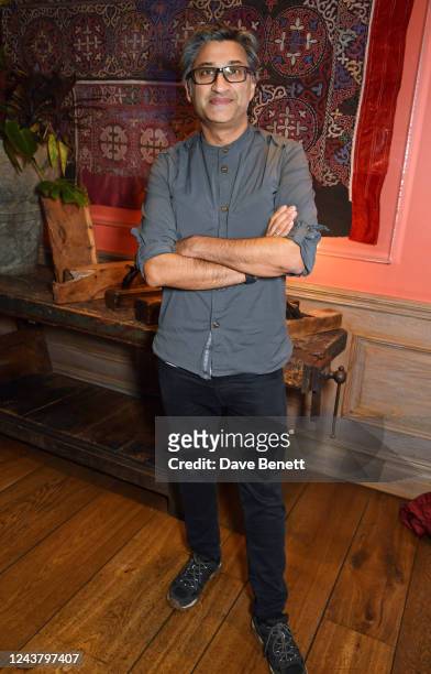 Asif Kapadia attends a special screening of "White Noise" hosted by Wes Anderson at The Soho Hotel on October 7, 2022 in London, England.