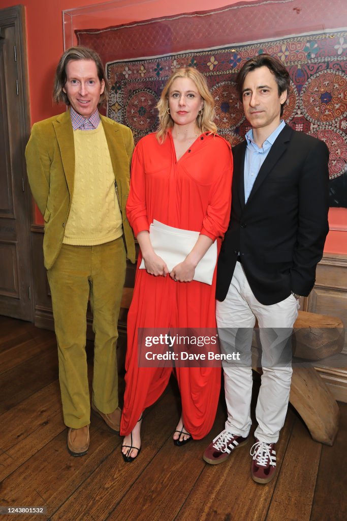 Wes Anderson, Greta Gerwig and Noah Baumbach attend a special