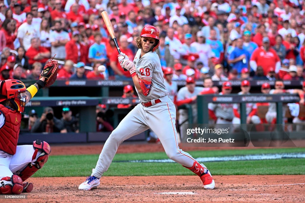 Wild Card Series - Philadelphia Phillies v St. Louis Cardinals - Game One
