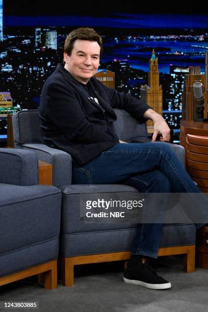 Episode 1726 -- Pictured: Actor Mike Myers during an interview on Friday, October 7, 2022 --