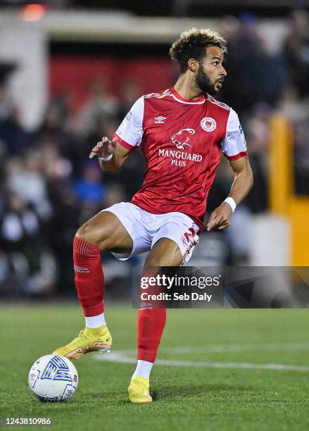 Louth , Ireland - 7 October 2022; Barry Cotter of St Patrick's Athletic during the SSE Airtricity League Premier Division match between Dundalk and...