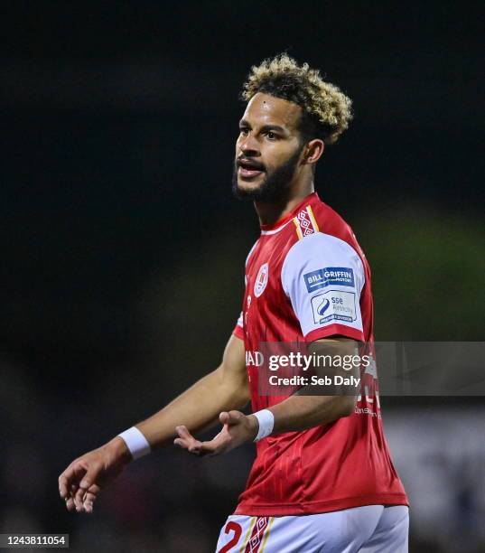 Louth , Ireland - 7 October 2022; Barry Cotter of St Patrick's Athletic during the SSE Airtricity League Premier Division match between Dundalk and...