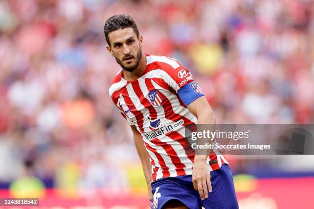 Koke Resureccion of Atletico Madrid during the La Liga Santander match between Atletico Madrid v Girona at the Estadio Civitas Metropolitano on...