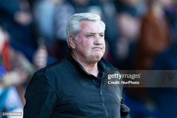 West Bromwich Albions manager Steve Bruce during the Sky Bet Championship match between West Bromwich Albion and Luton Town at The Hawthorns, West...