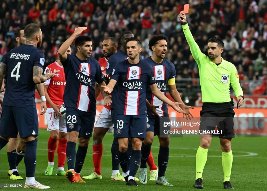 TOPSHOT-FBL-FRA-LIGUE1-REIMS-PSG